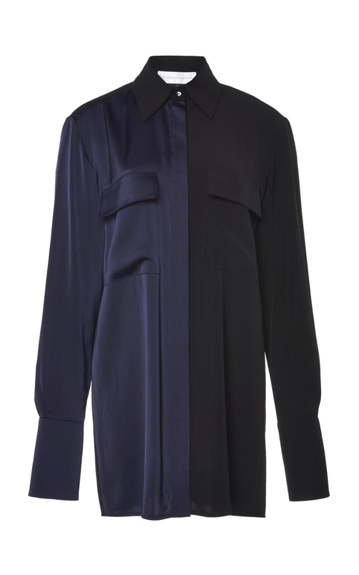Victoria Victoria Beckham Panelled Long Sleeve Top