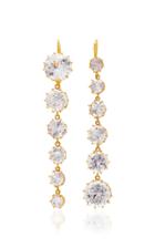 Renee Lewis One-of-a-kind Gold Antique Kunzite Waterfall Earrings