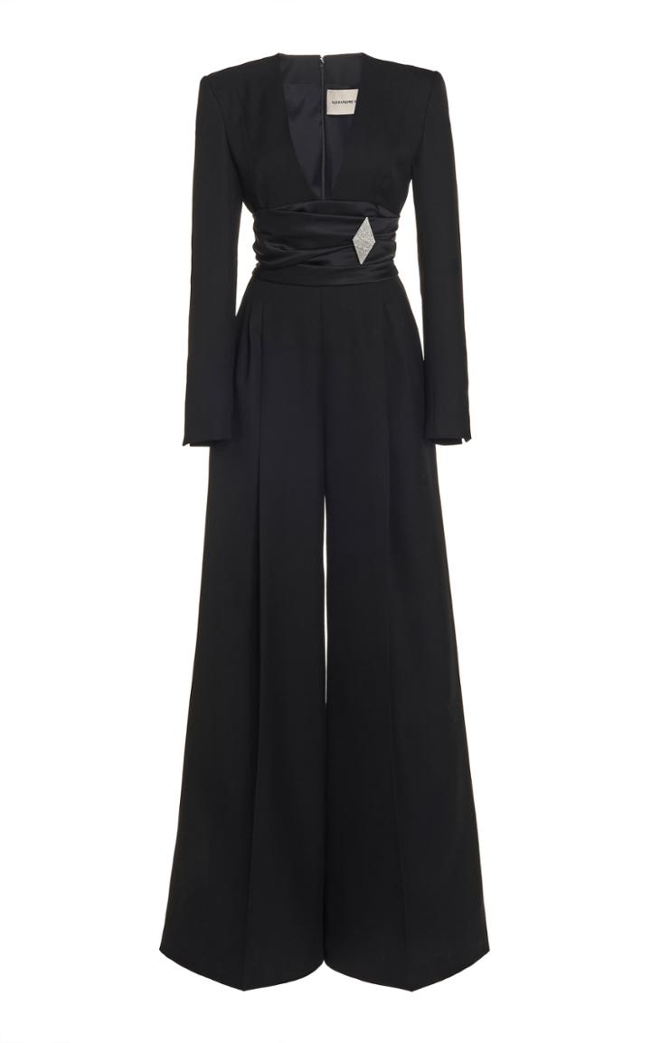 Moda Operandi Alexandre Vauthier Wool Wide-leg Jumpsuit