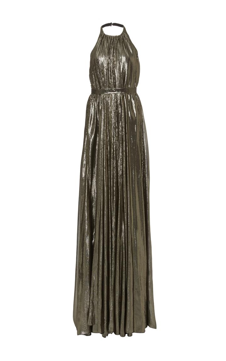 Hensely Trapeze Halter Gown