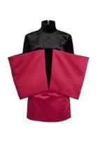 Balmain Square Sleeve Velvet Dress