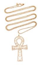 Moda Operandi Sydney Evan 14k Yellow Gold Icon Ankh Necklace