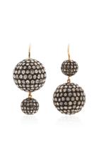 Renee Lewis Antique Diamond Sphere Earrings