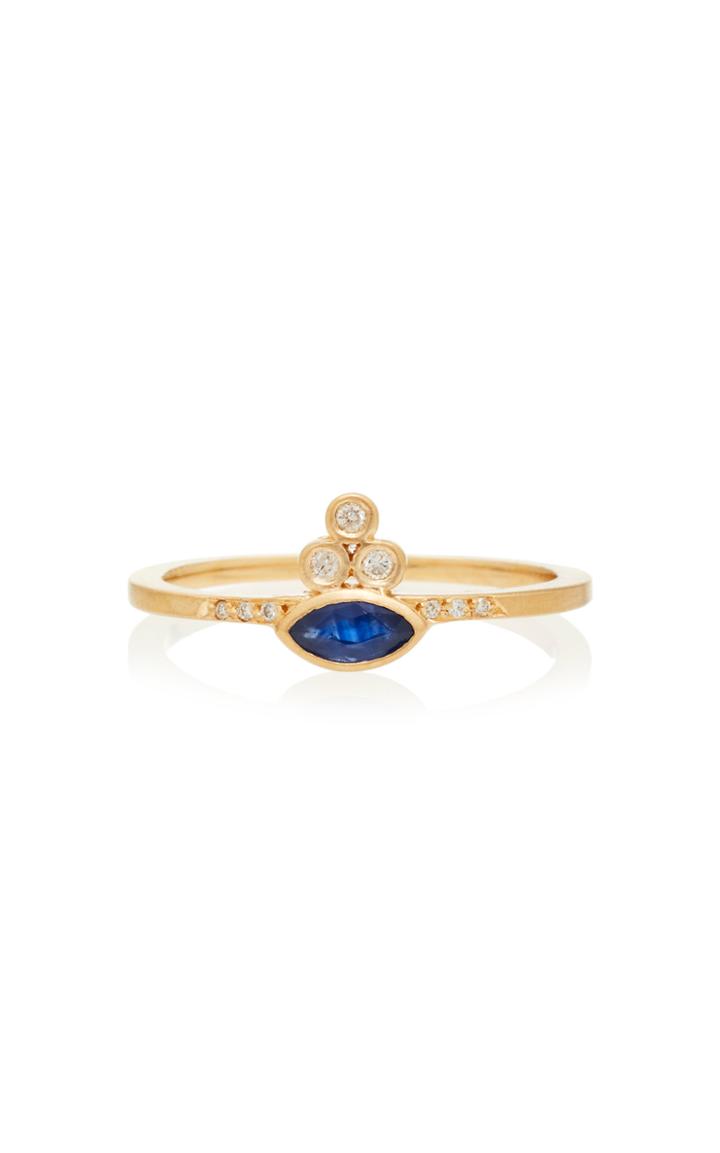 Michelle Fantaci Sensu Sapphire Marquise Ring