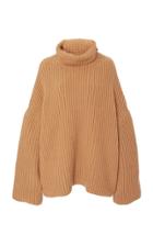 Nanushka Raw Oversized Rib-knit Turtleneck Top Size: Xs
