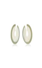 Arunashi One-of-a-kind Mother-of-pearl And Diamond Earrings