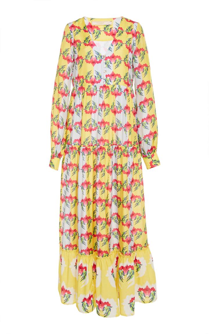 Verandah Jahanara Lotus Maxi Dress