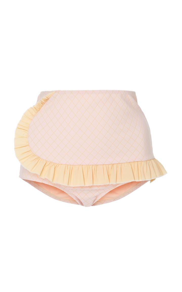 Made By Dawn Swoop Jacquard Diamond Bikini Bottom