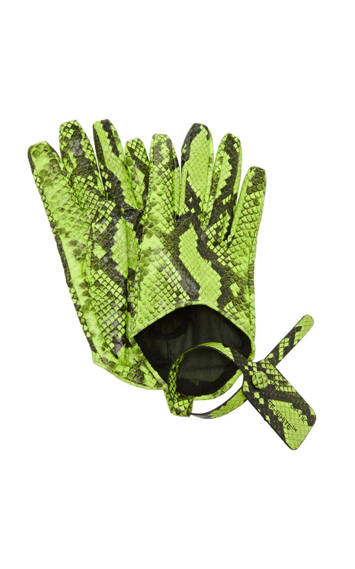 Off-white C/o Virgil Abloh Python Gloves