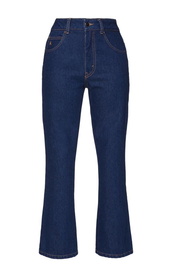 Attico Blanca Flare Crop Jean