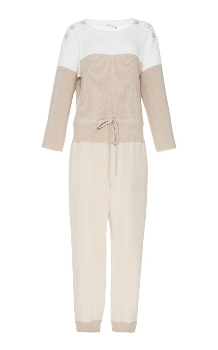 Agnona Mariniere Cashmere Jumpsuit
