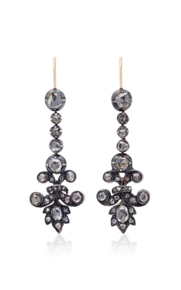 Fred Leighton Georgian Diamond Pendant Earrings