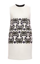 Cynthia Rowley Bonded Embroidered Shift Dress