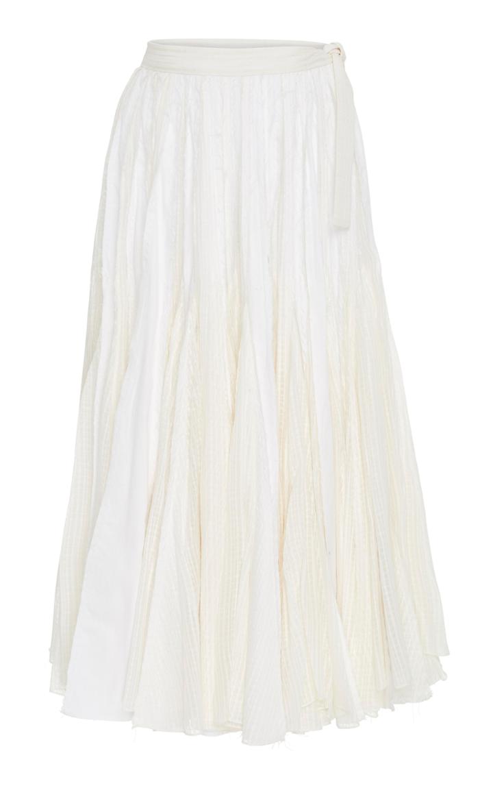 Jonathan Cohen Checkered Organza Skirt