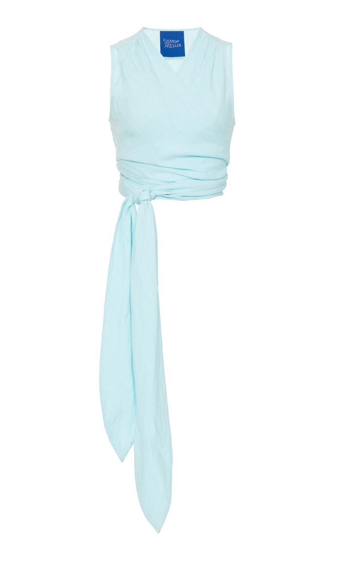 Moda Operandi Simon Miller Cadimi Wrapped Crop Top Size: Xs