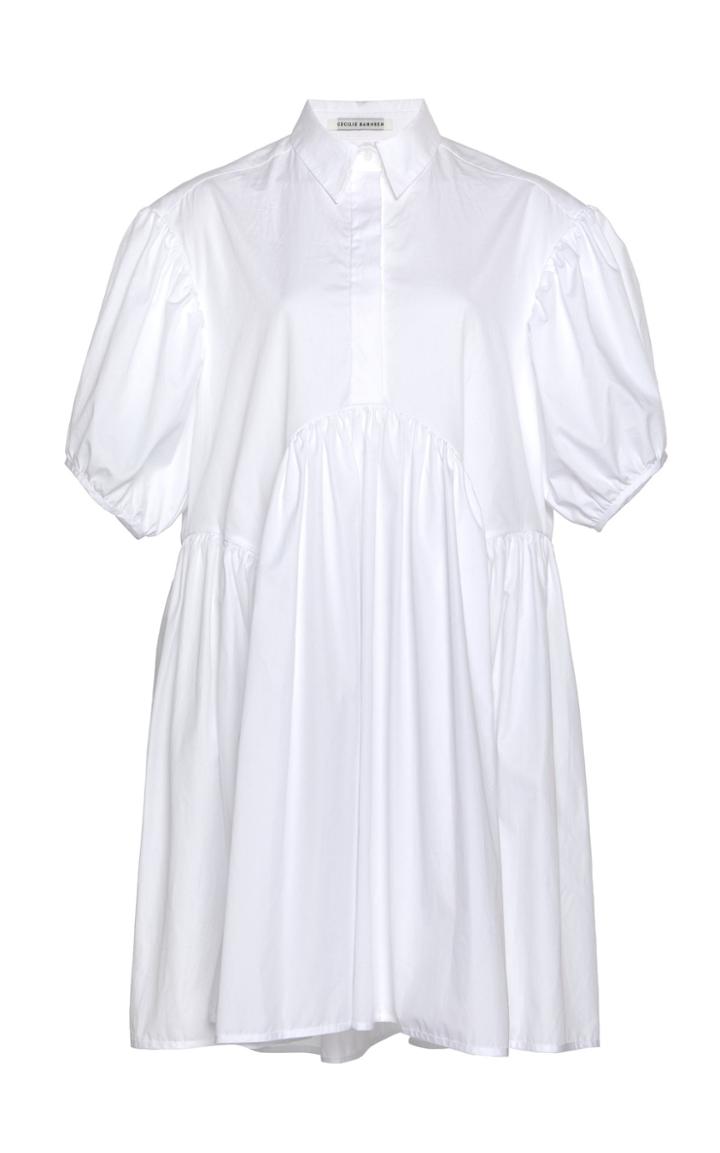 Cecilie Bahnsen Esther Cotton-poplin Shirt Dress