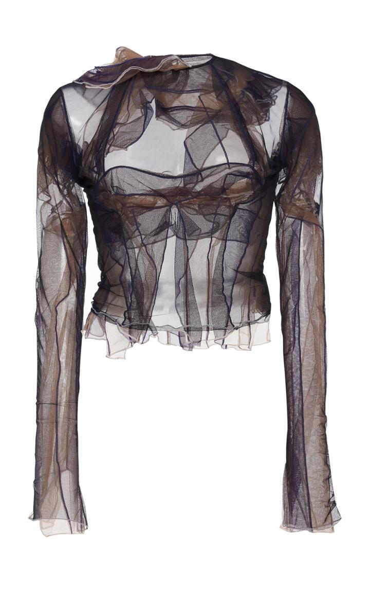 Moda Operandi Y/project Draped Tulle Top Size: 34