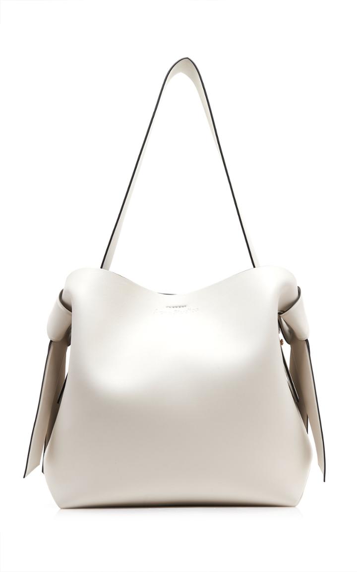 Acne Studios Msubi Midi Knotted Leather Shoulder Bag