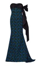 Razan Alazzouni Embroidered Floral Gown