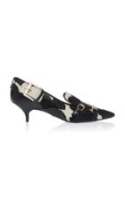 N 21 N&deg;21 Buckle Kitten Heel Pump