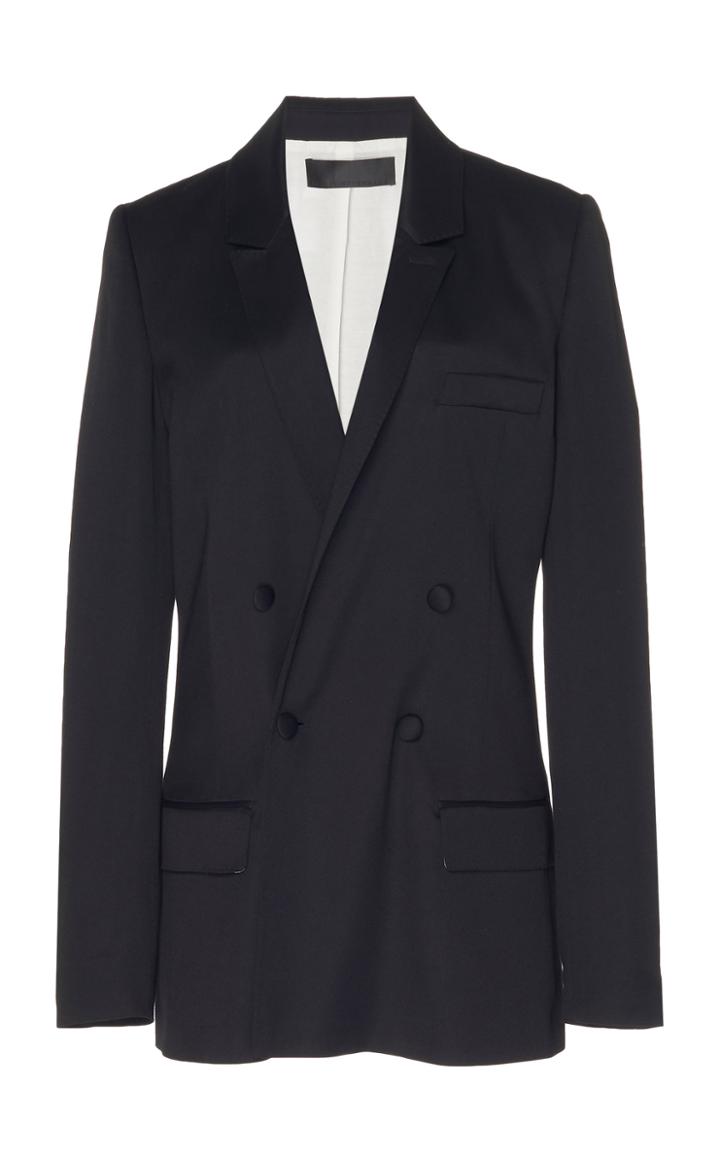 Haider Ackermann Double Breasted Gabardine Blazer