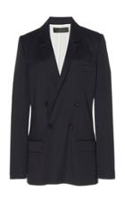 Haider Ackermann Double Breasted Gabardine Blazer