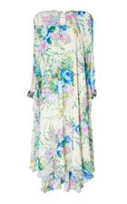 Richard Quinn Rose Chiffon Caftan