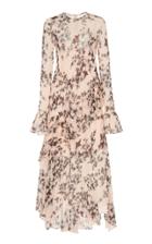 Philosophy Di Lorenzo Serafini Tiered Floral-print Georgette Maxi Dress