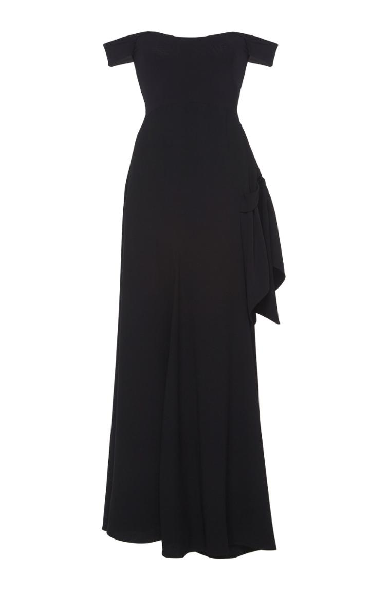 Ellery Off-the-shoulder Crepe Maxi Dress