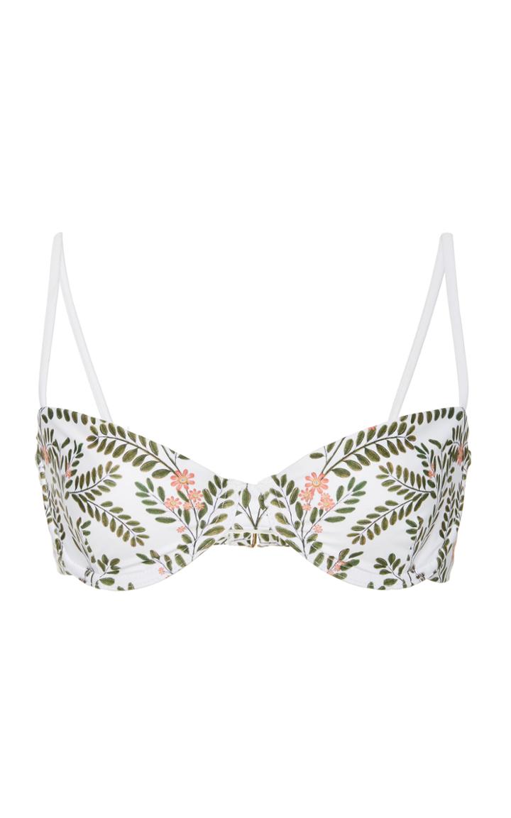 Moda Operandi Agua By Agua Bendita Mostaza Herbal Bikini Top
