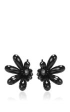 Simone Rocha Crystal And Perspex Cluster Earrings