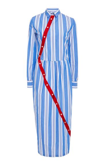 Stella Jean Criss Cross Ribbon Dress