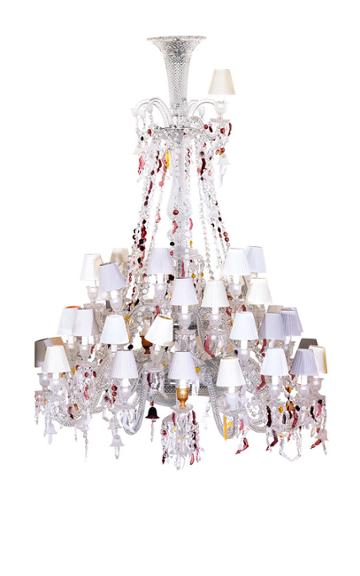 Baccarat Zenith Nervous 37 Light Chandelier By Louise Campbell