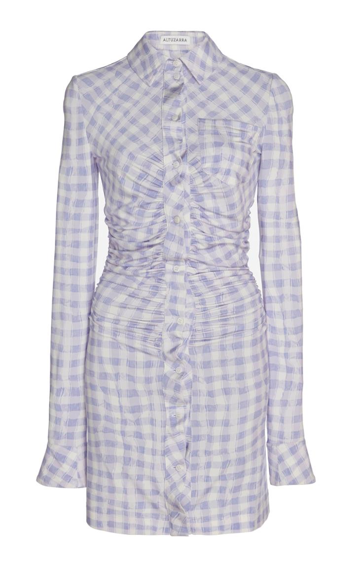 Altuzarra Marge Printed Jersey Shirt Dress