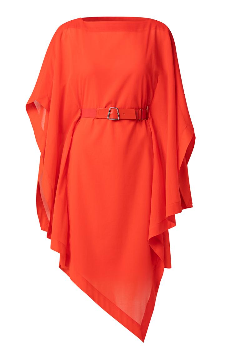 Moda Operandi Akris Belted Cotton-voile Dress