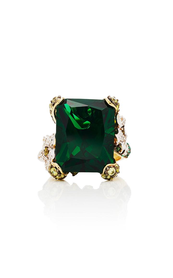 Moda Operandi Anabela Chan Emerald Cinderella Ring