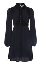 N 21 N&deg;21 Amelia Paneled Crepe De Chine Mini Dress