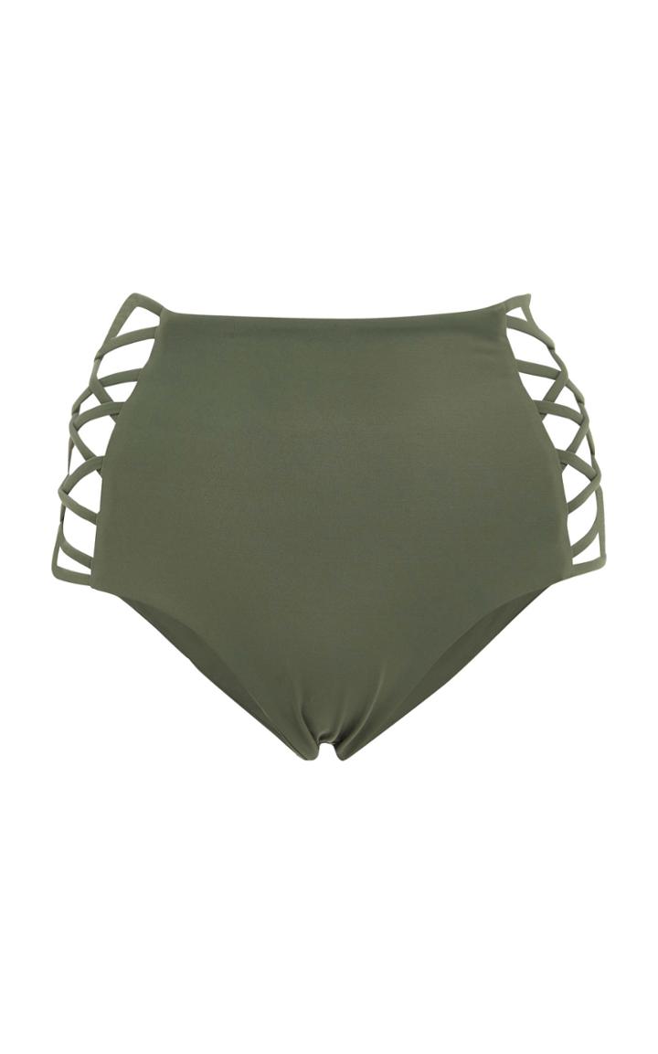 Tori Praver Damia Cheeky High Waist Bikini Bottom