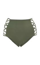 Tori Praver Damia Cheeky High Waist Bikini Bottom