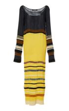 Derek Lam Long Sleeve Scoopneck Dress