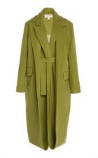 Matriel Double Layer Wool-blend Belted Coat