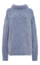 Tibi Alpaca Wool Blend Pullover Bubble Sweater