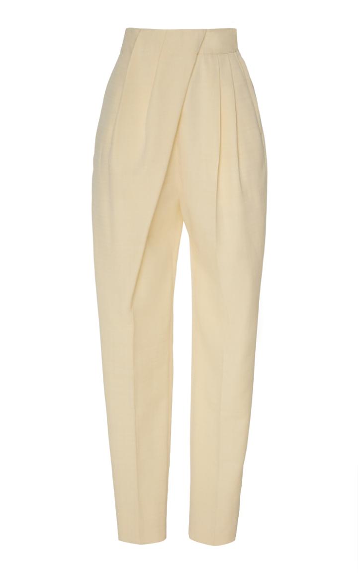 Moda Operandi Proenza Schouler Asymmetric Drape High-rise Trouser Size: 0