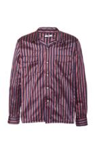 Bode Silk Stripe Havana Shirt