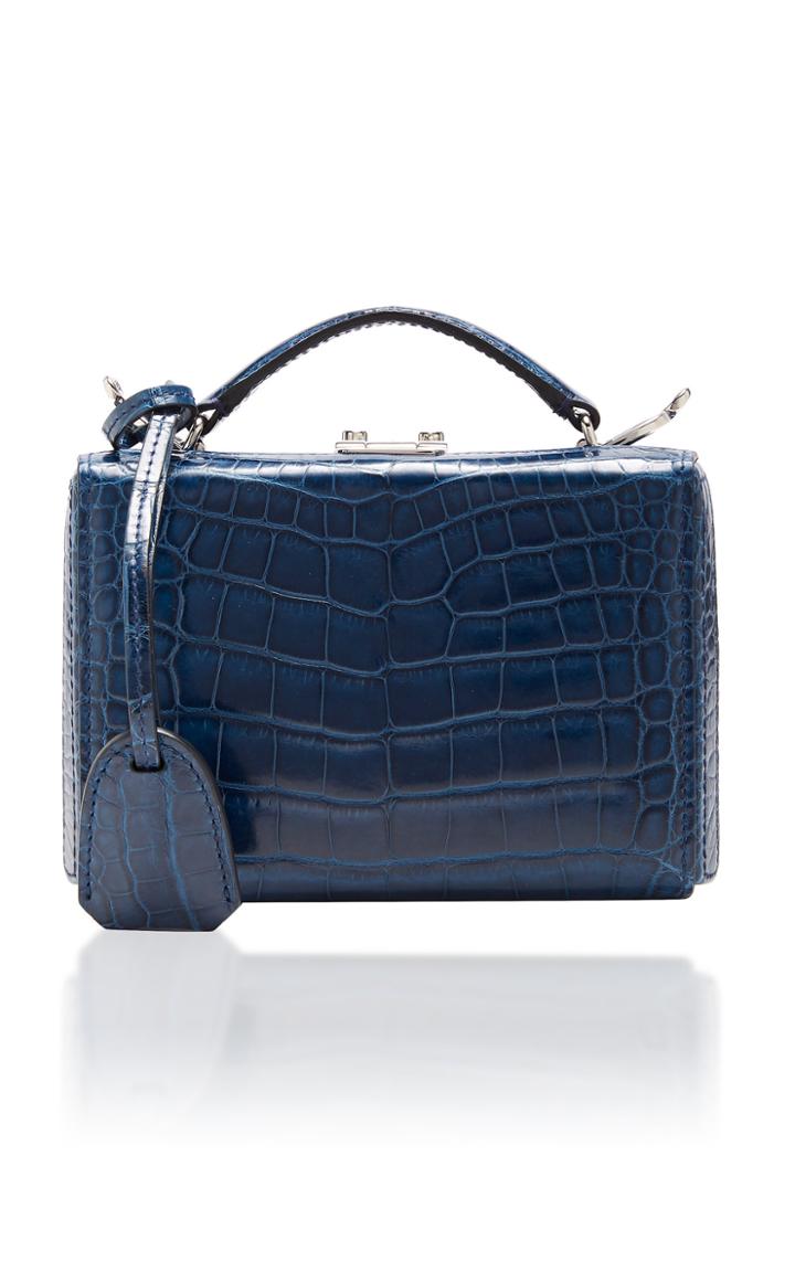 Mark Cross Grace Mini Crocodile Bag