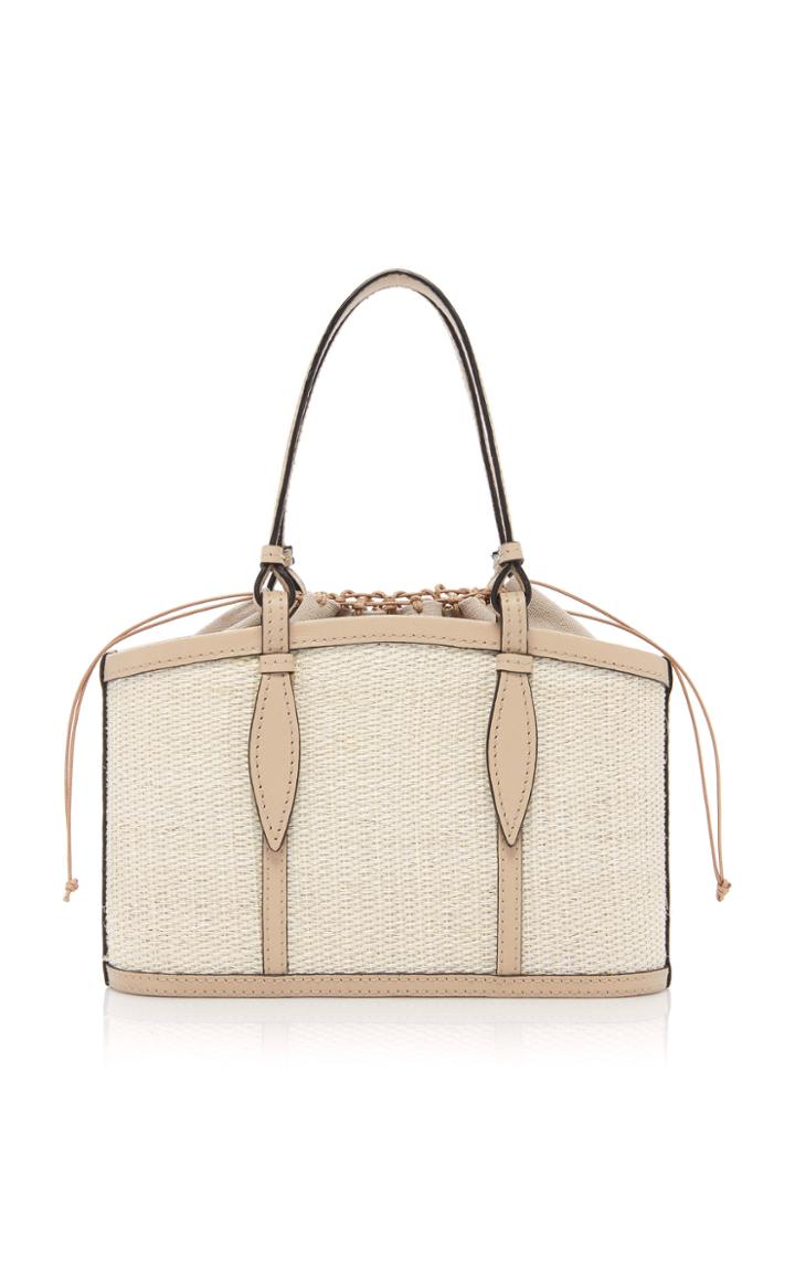 Moda Operandi Hunting Season Small Contrasting Leather Basket Tote