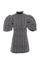 Acler Ira Broderie Anglaise Linen And Cotton-blend Mini Dress