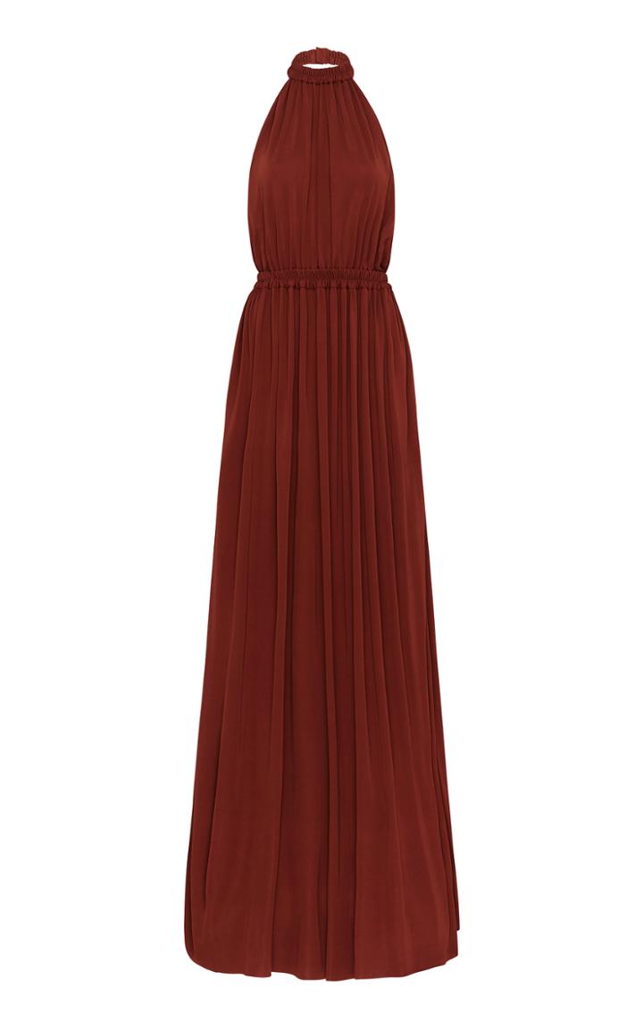Matteau Open Back Halter Jersey Dress