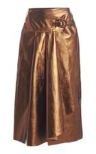 Moda Operandi Johanna Ortiz Noches De Luna Metallic Leather Skirt