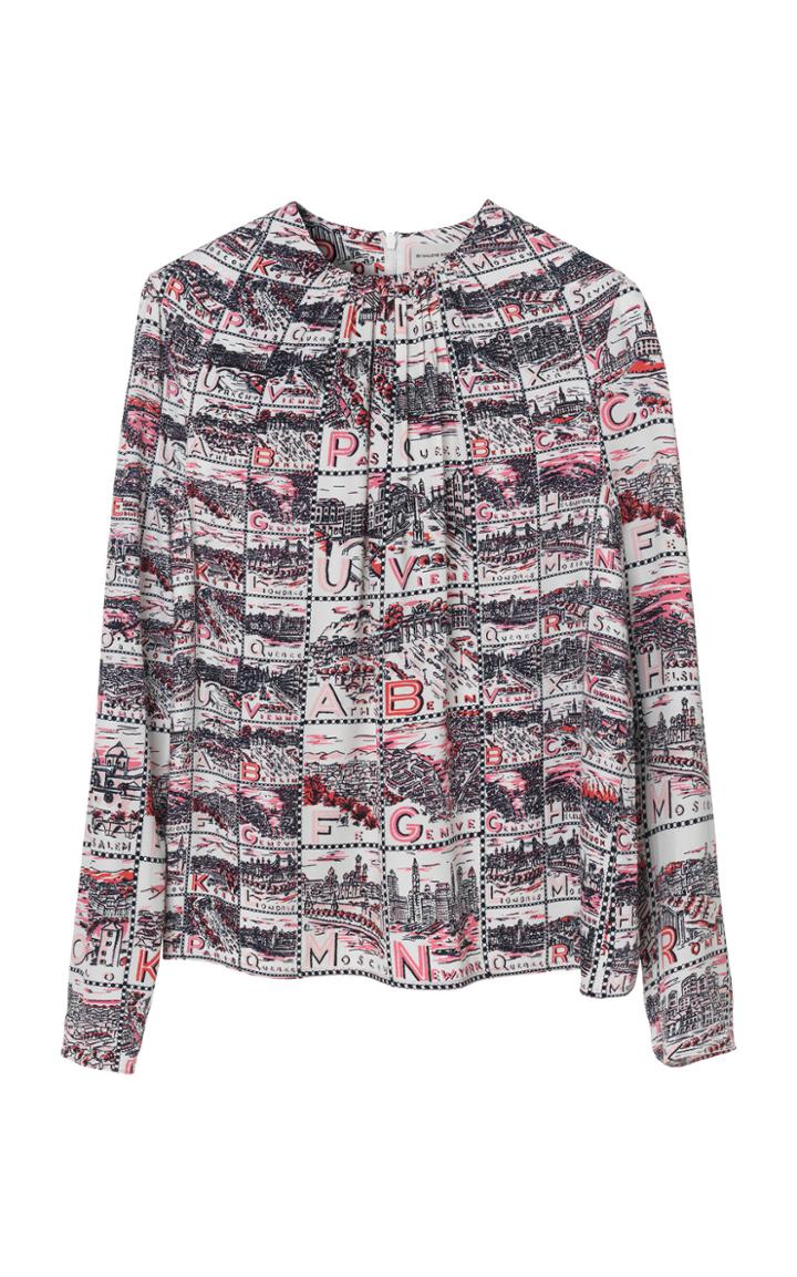 By Malene Birger Fedia Printed Top